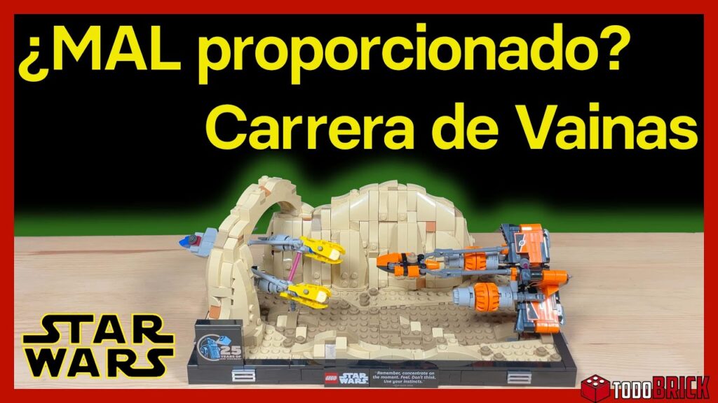 Diorama De La Carrera De Vainas Desproporcionado Set De Lego