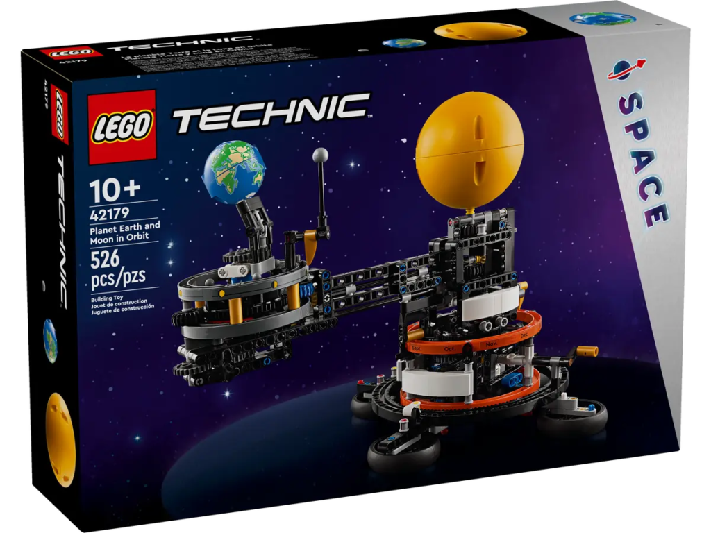 Planeta Tierra y Luna en Órbita de LEGO Technic