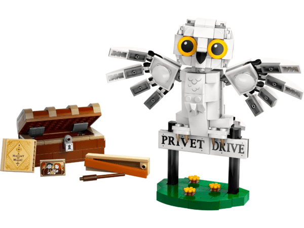 Hedwig en el Número 4 de Privet Drive de LEGO Harry Potter