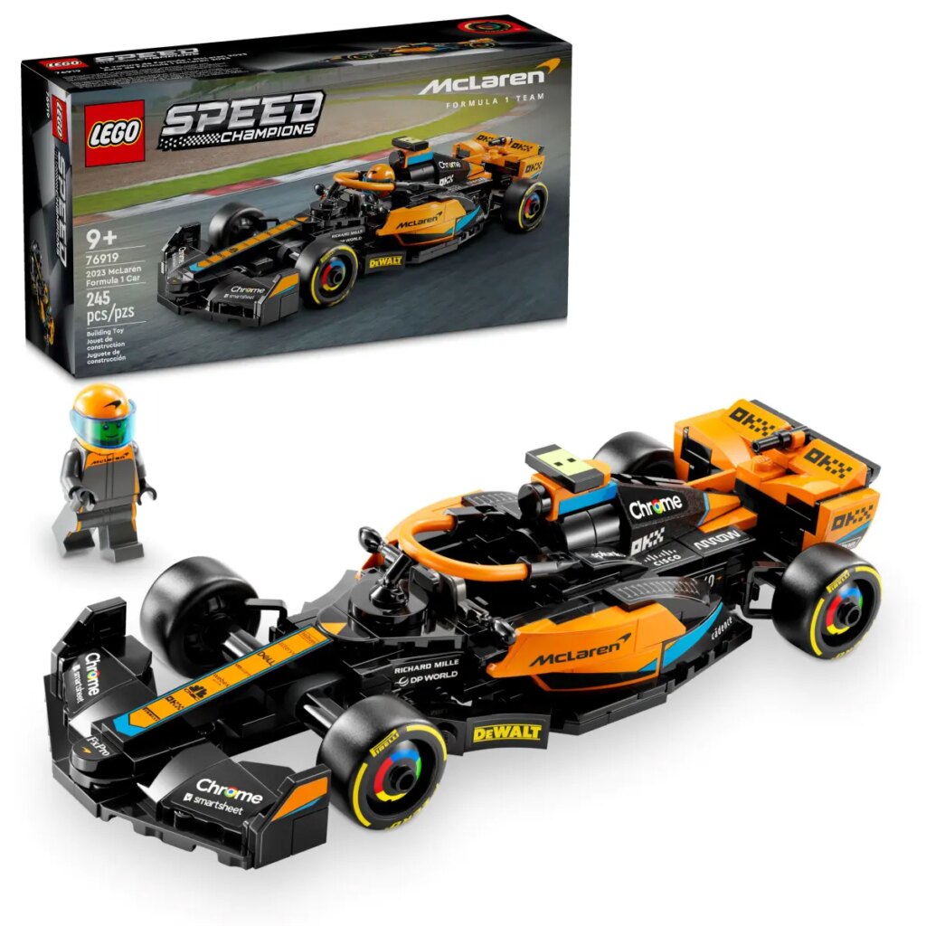 Coche de Carreras de Fórmula 1 McLaren 2023 de LEGO Speed Champions
