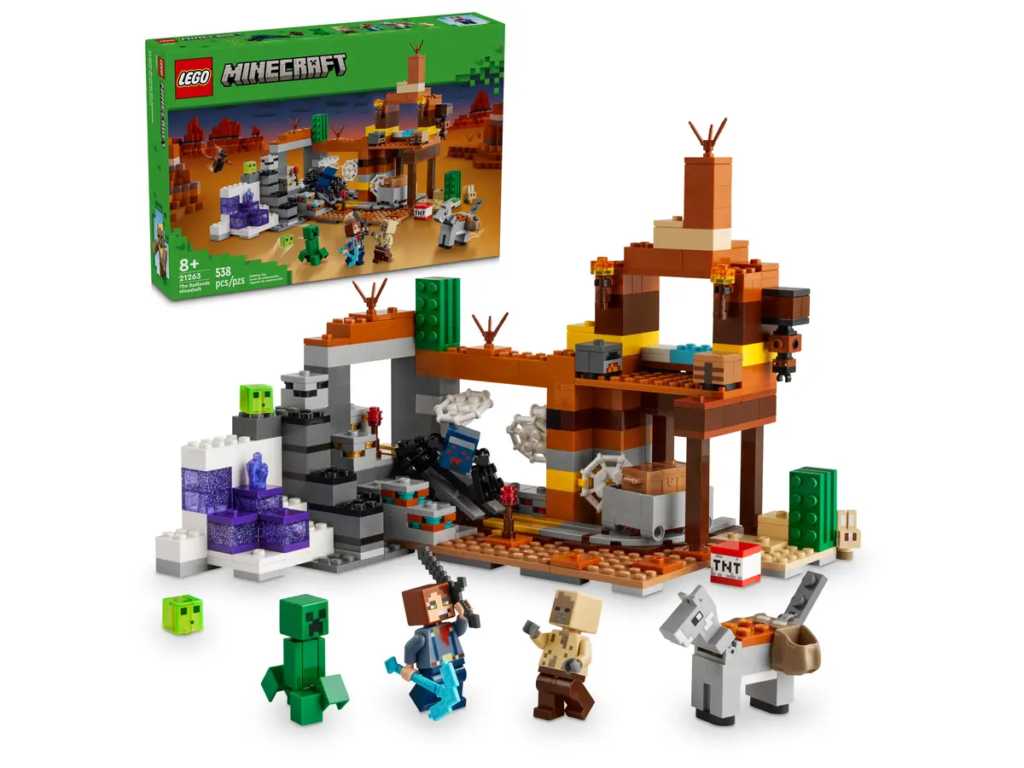 El Pozo de Mina de los Páramos de LEGO Minecraft