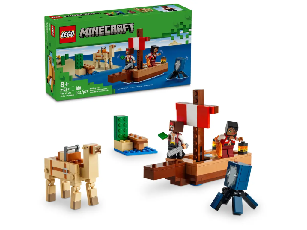El Viaje en el Barco Pirata de LEGO Minecraft