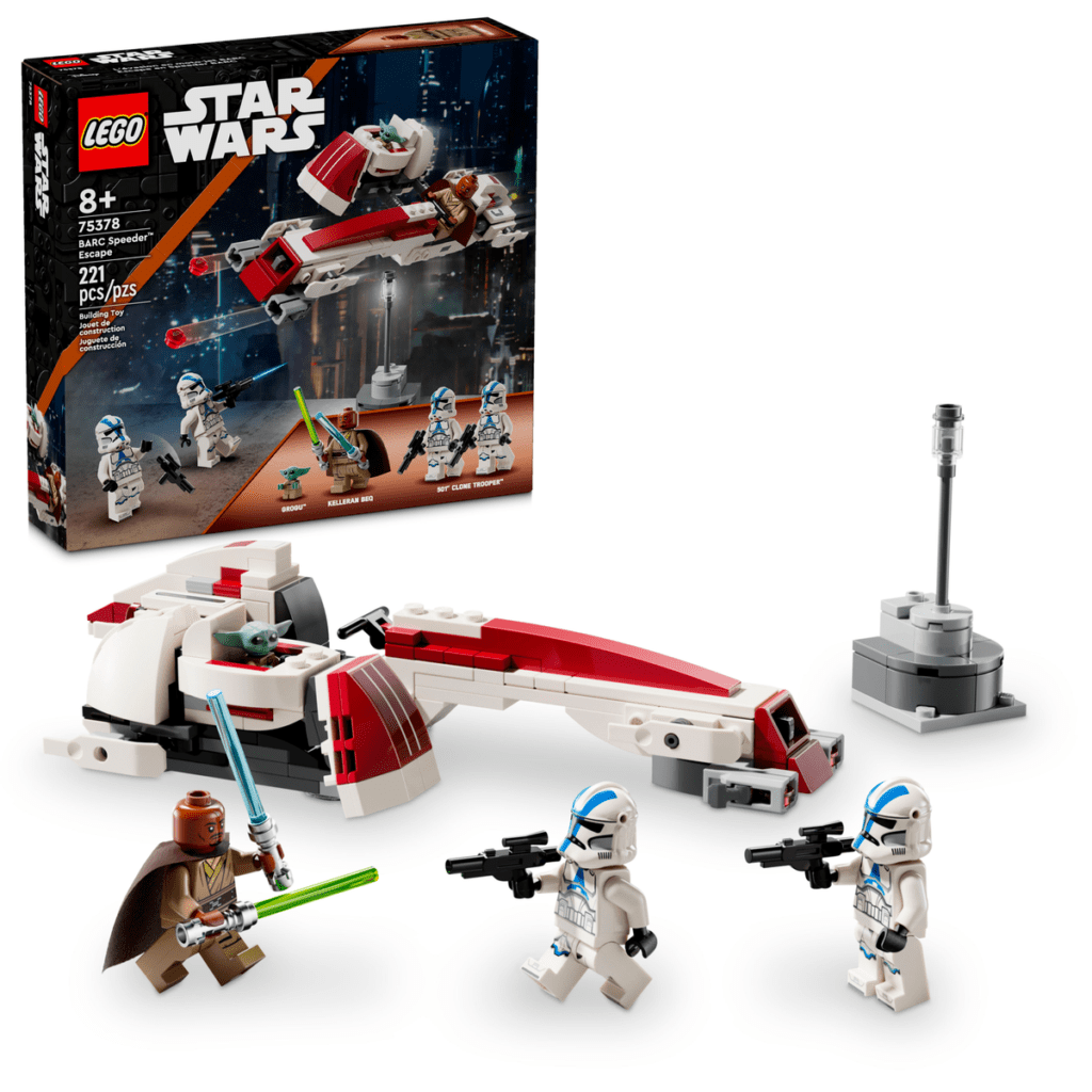 Huida en Speeder BARC de LEGO Star Wars