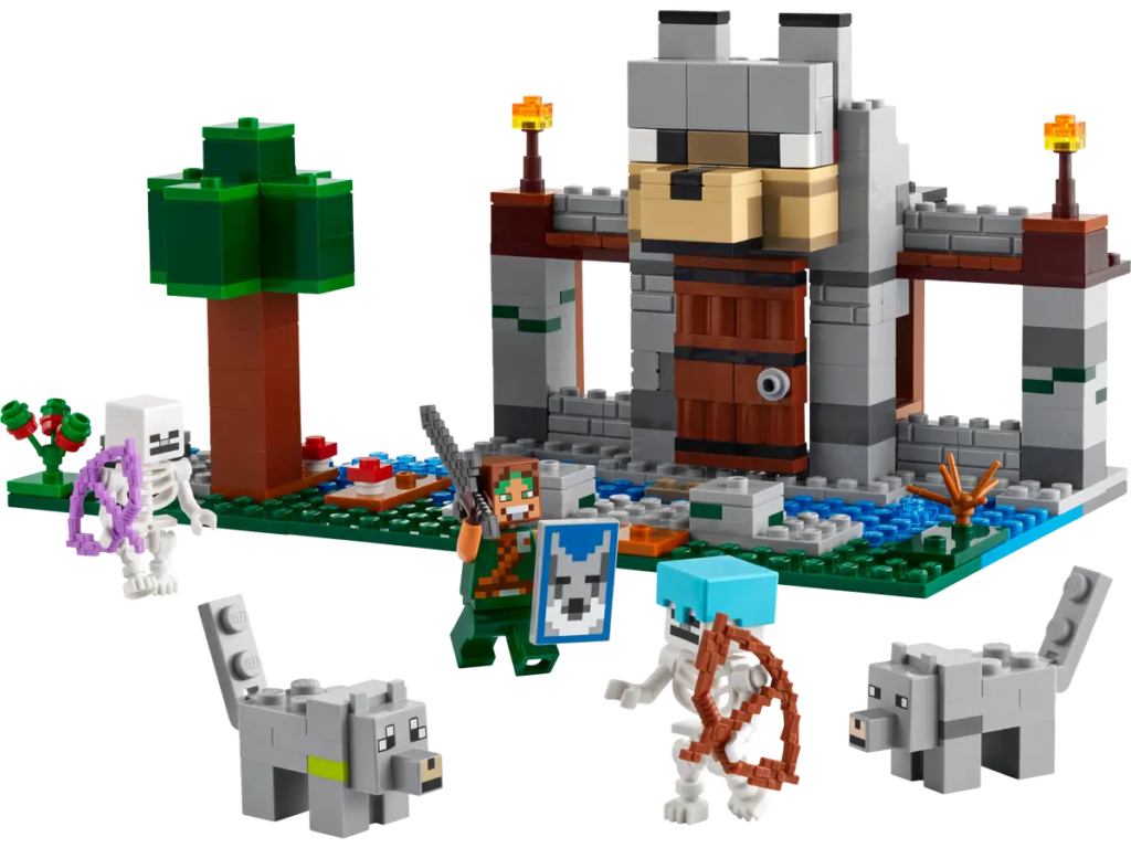 La Fortaleza-Lobo de LEGO Minecraft