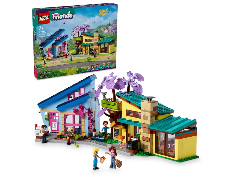 Casas Familiares de Olly y Paisley de LEGO Friends