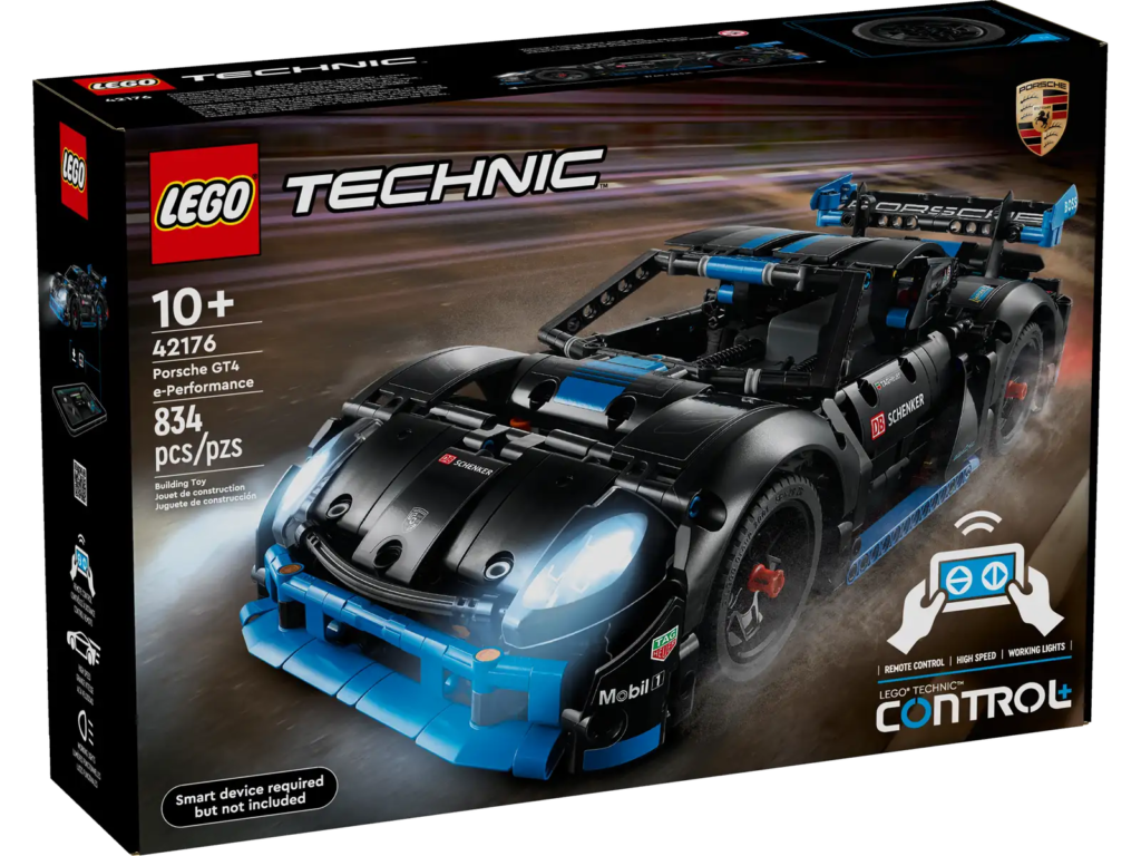 Coche de Carreras Porsche GT4 e-Performance de LEGO Technic