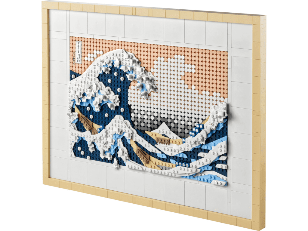 Hokusai: La Gran Ola de LEGO Art