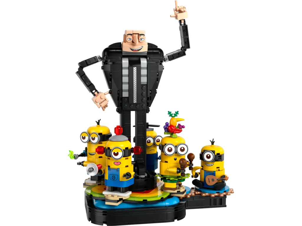 Modelo de Gru y los Minions de LEGO Minions