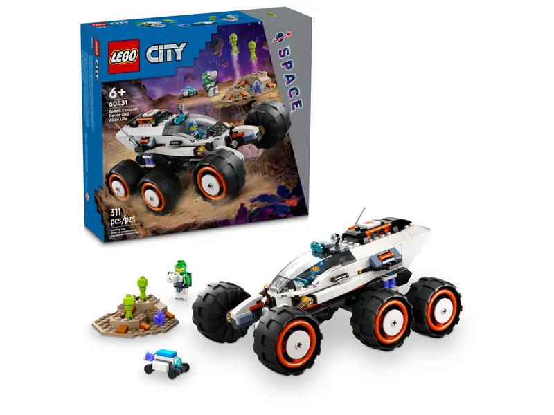 Róver Explorador Espacial y Vida Extraterrestre de LEGO City
