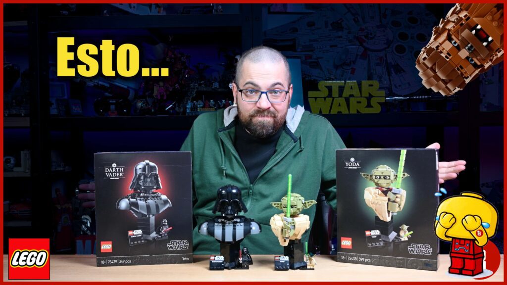 75438 75439 Bustos de Darth Vader y Yoda