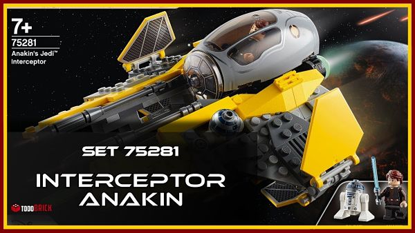 LEGO 75281 Interceptor Jedi Anakin