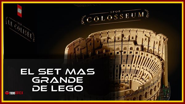 El set mas grande de lego 10726 coliseo romano