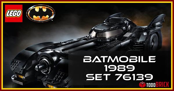 Analisis del 1989 Batmobile de LEGO 76139