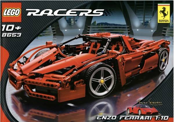 El mejor Ferrari de LEGO Technic que han hecho set 8653 Enzo Ferrari