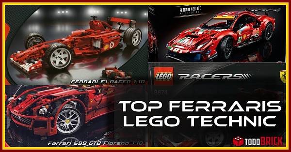 Los mejores Ferraris de LEGO Technic