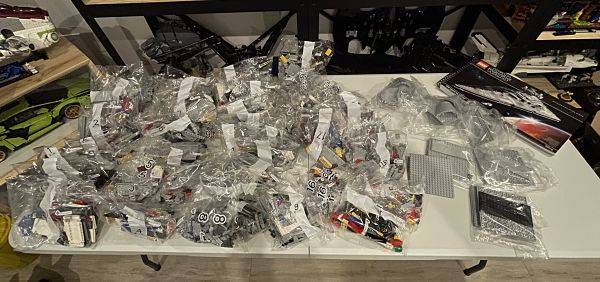 Todas las bolsas del set 75252 Imperial Star Destroyer de LEGO