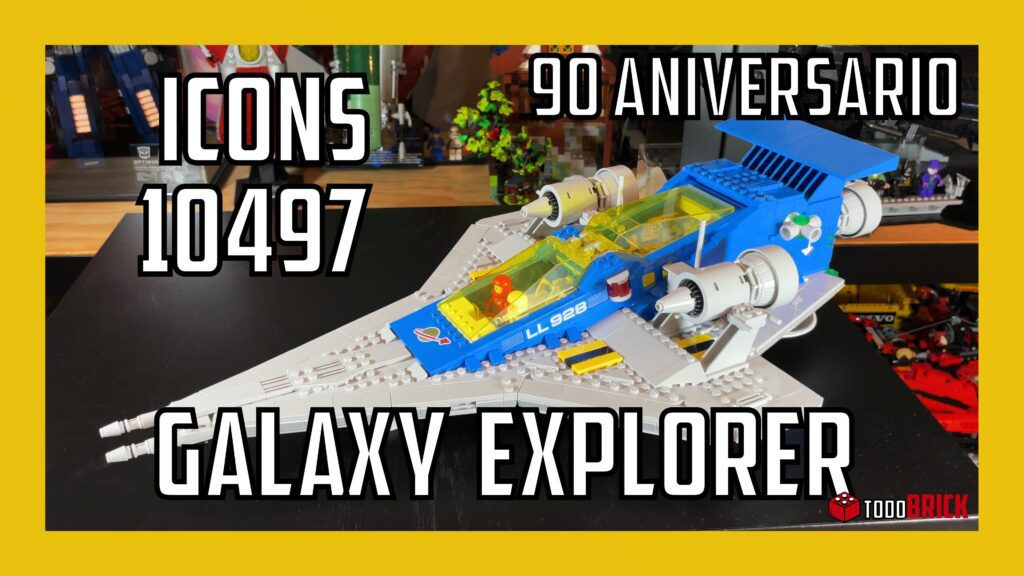 Review Galaxy Explorer de LEGO ICONS set 10497 90 aniversario de LEGO