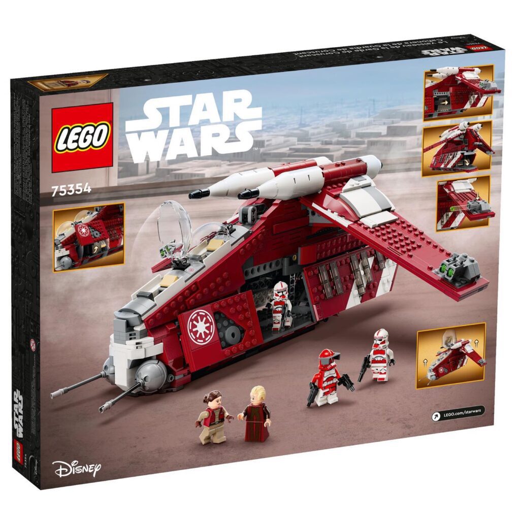 LEGO Star Wars 75354 Coruscant gunship box