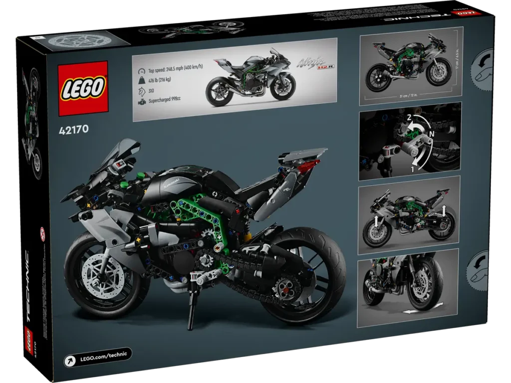 42170 Moto Kawasaki Ninja H2R caja