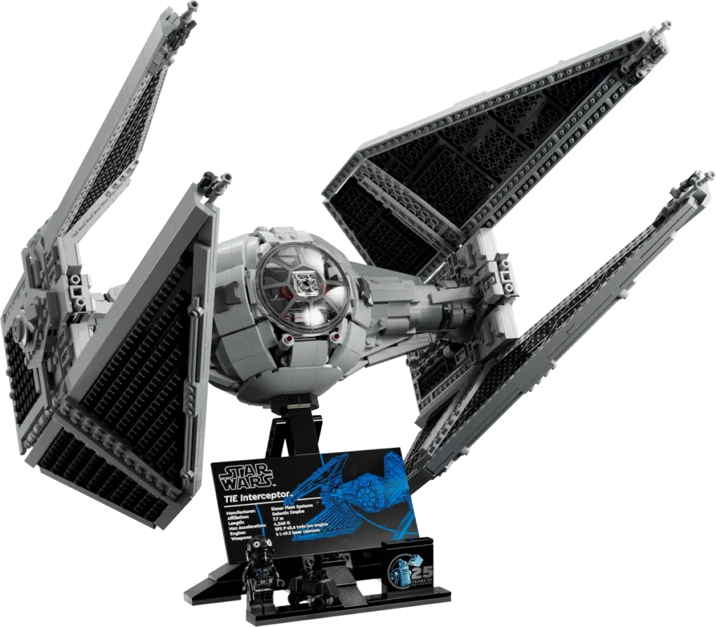 75382 TIE Interceptor UCS de LEGO Star Wars fuera de la caja