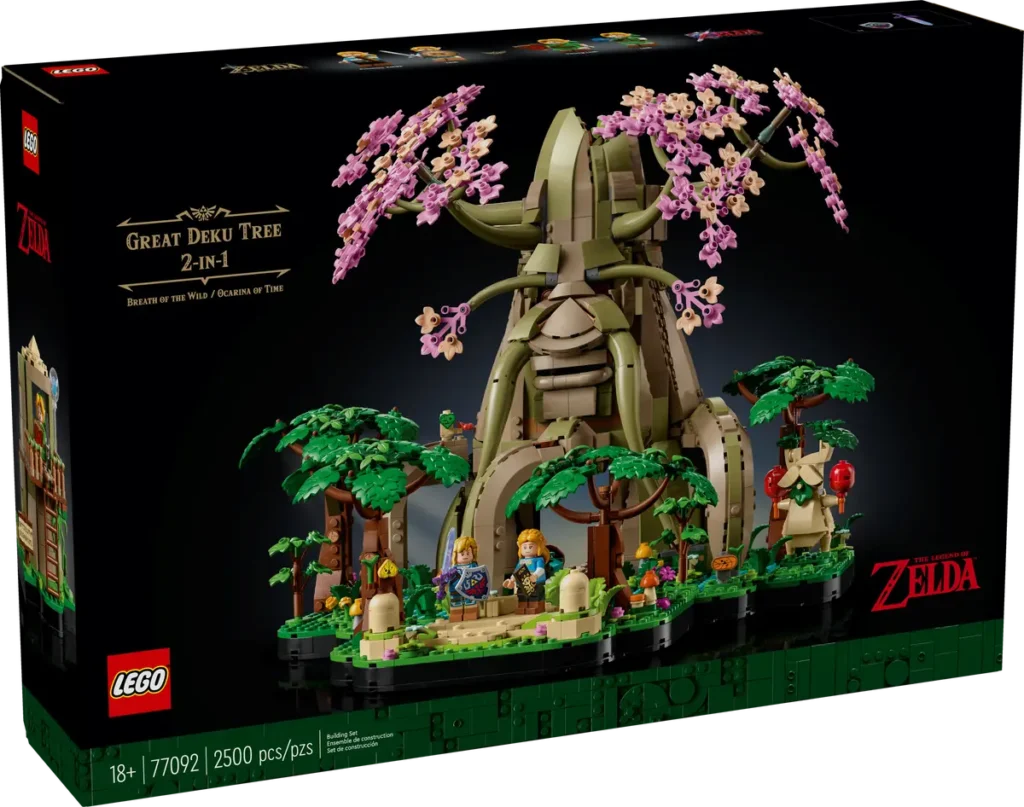 77092 Gran Árbol Deku de Zelda parte frontal de la caja