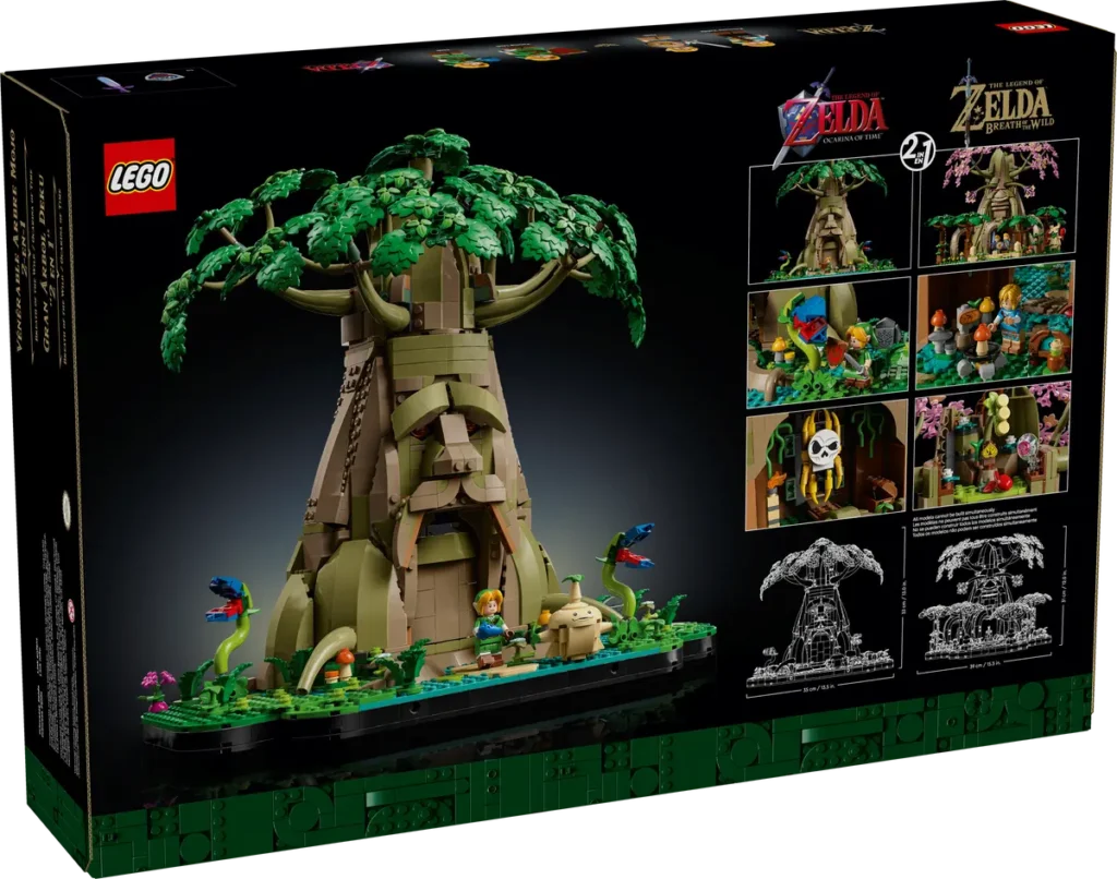 77092 Gran Árbol Deku de Zelda parte trasera de la caja