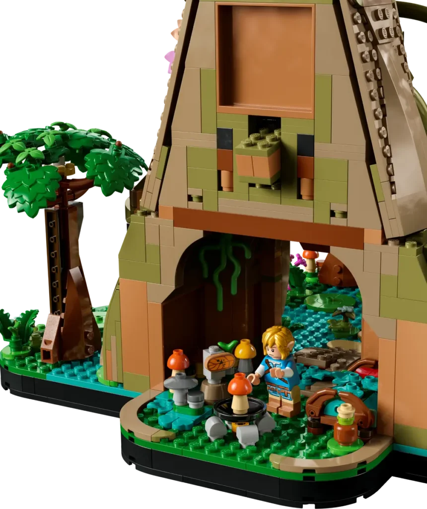 77092 Gran Árbol Deku de Zelda parte trasera del set