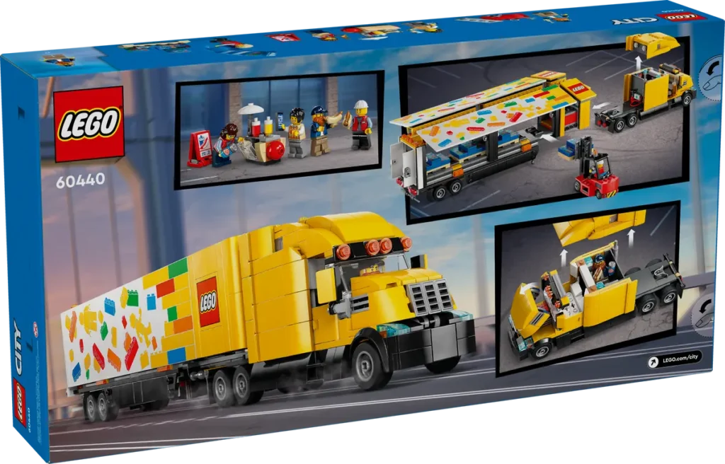 60440 Camión de Reparto Amarillo de LEGO City caja