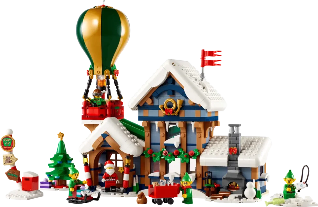 10339 Oficina de Correos de Papá Noel de LEGO Icons fuera de la caja