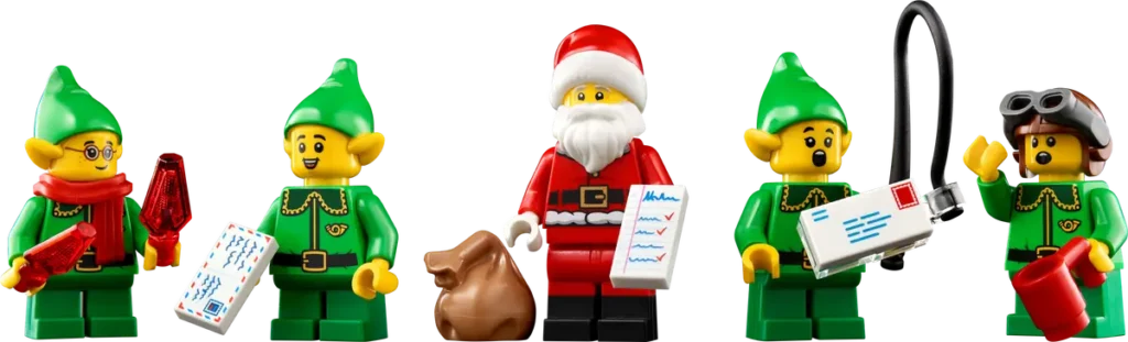 10339 Oficina de Correos de Papá Noel de LEGO Icons minifiguras