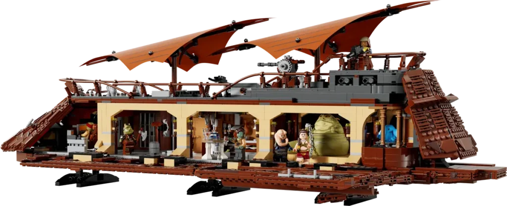 75397 Barcaza de Jabba de LEGO Star Wars barcaza abierta