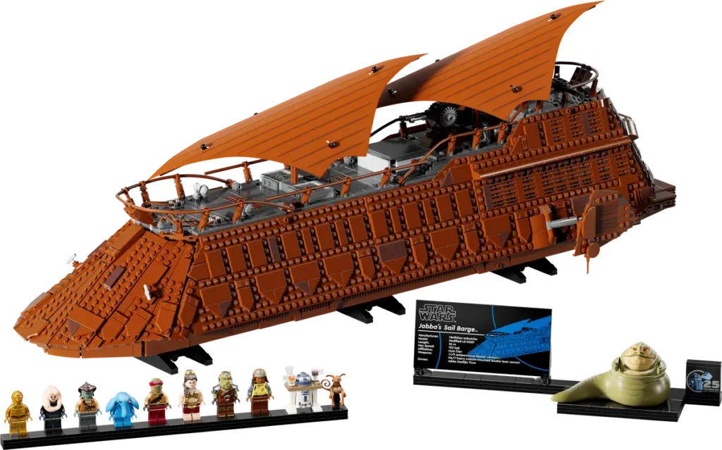 75397 Barcaza de Jabba de LEGO Star Wars fuera de la caja