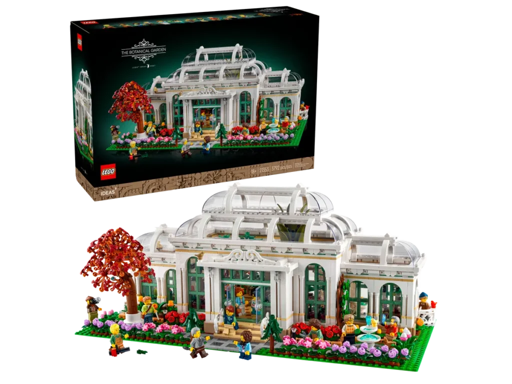 21353 Nuevo Jardín Botánico de LEGO IDEAS caja y set