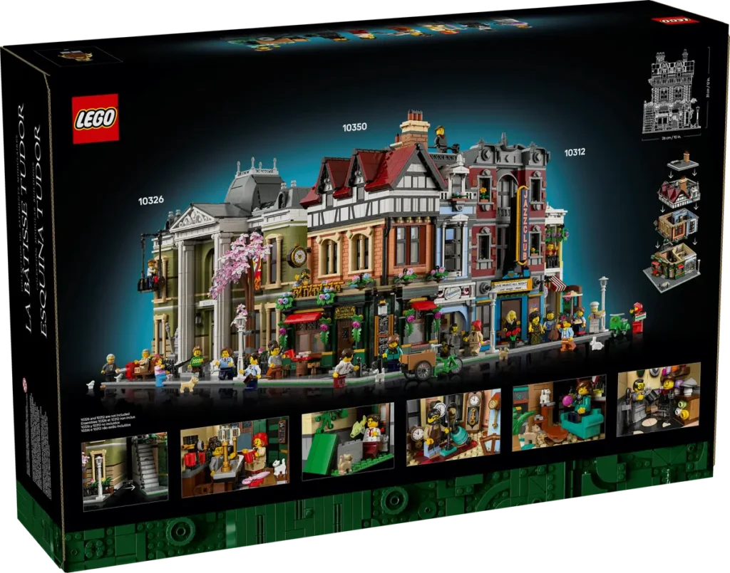 10350 Esquina Tudor de LEGO ICONS caja