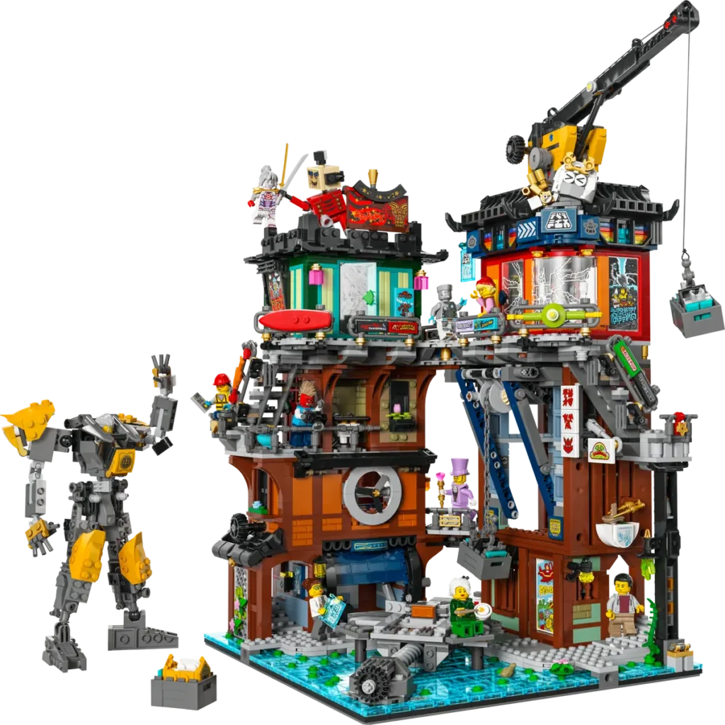 71837 Talleres de la Ciudad de Ninjago fuera de la caja