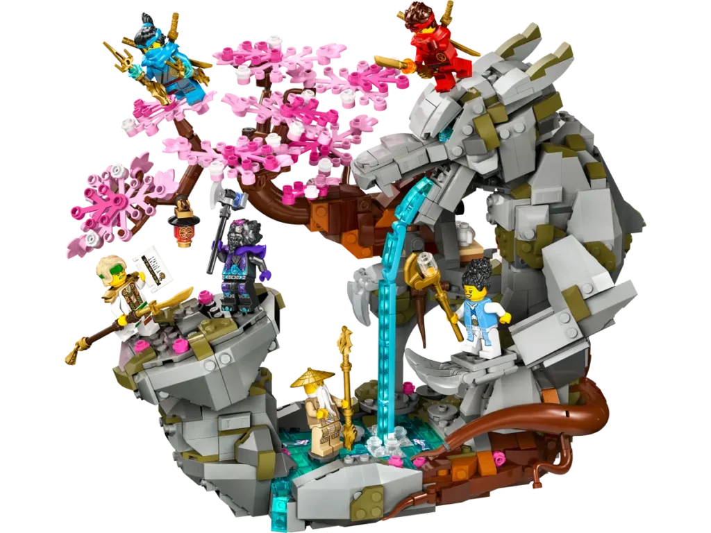 71819 Santuario de Piedra del Dragón de LEGO NINJAGO fuera de la caja