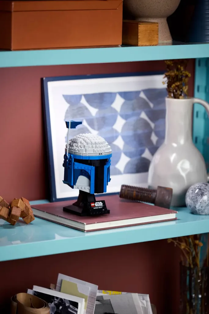 75408 Nuevo casco de Jango Fett de LEGO exhibición 1
