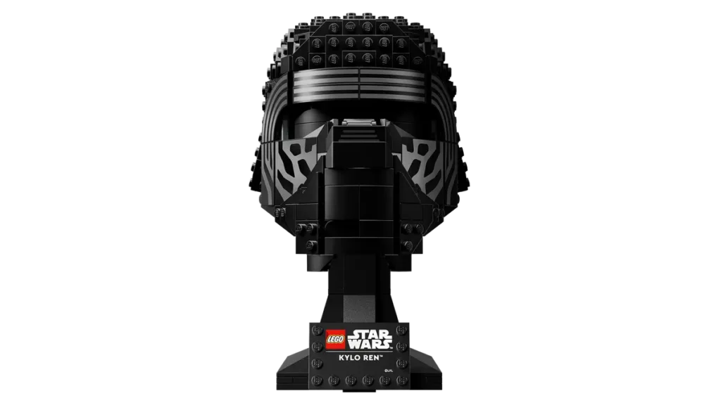 75415 Nuevo casco de Kylo Ren de LEGO Star Wars vista frontal