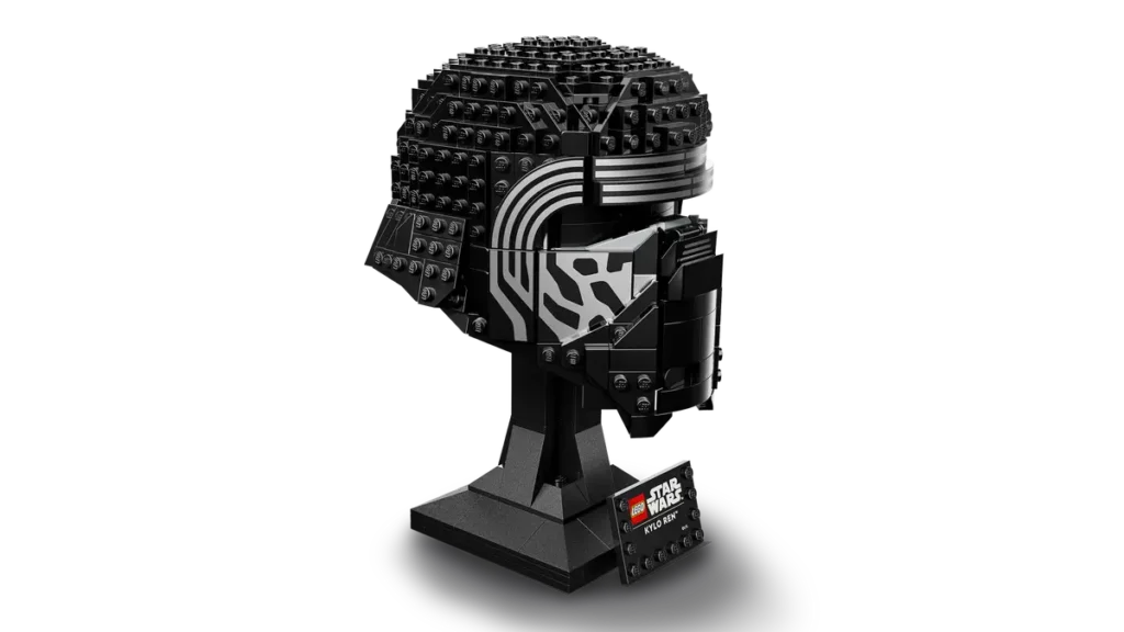 75415 Nuevo casco de Kylo Ren de LEGO Star Wars vista lateral