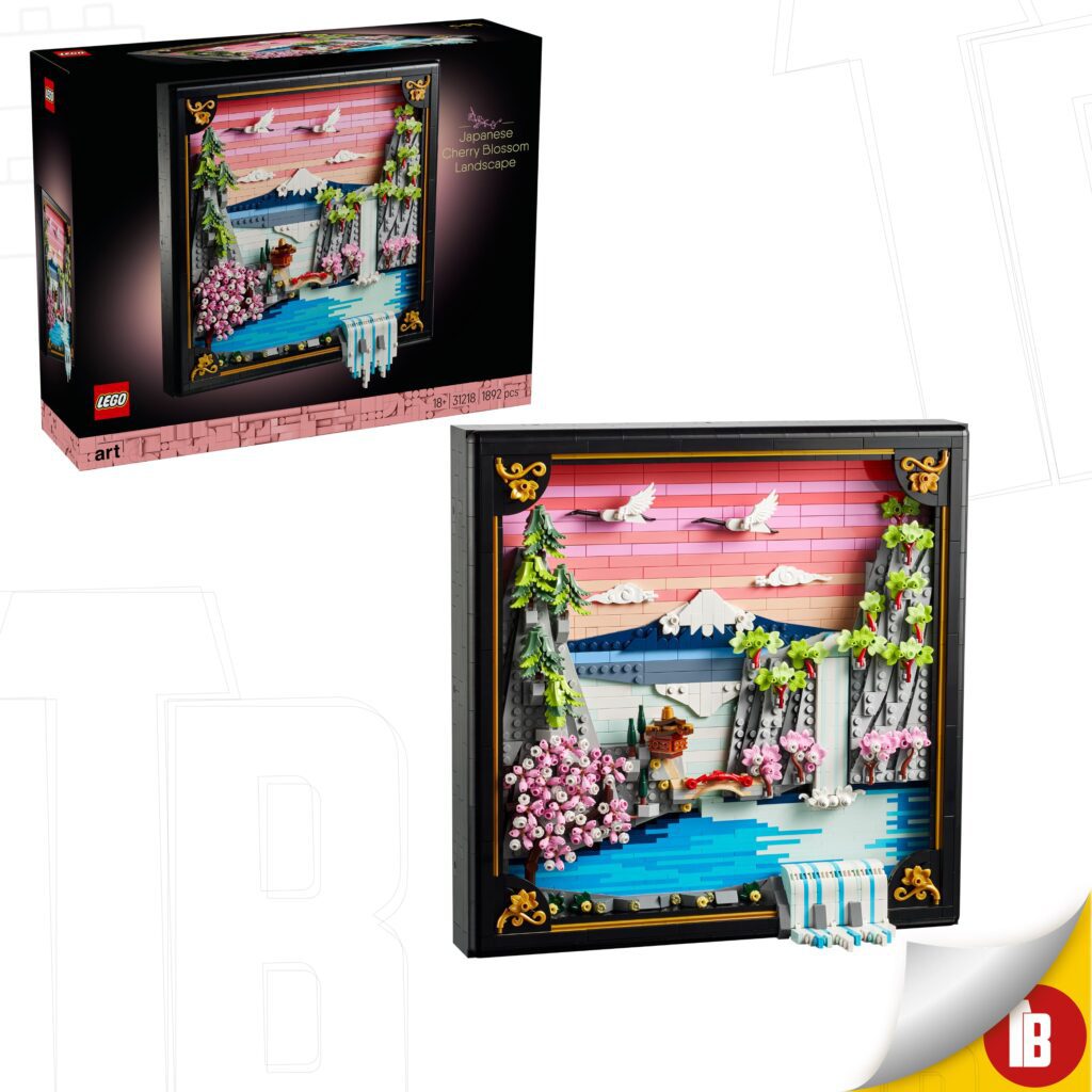 31218 Paisaje de cerezo en flor japonés