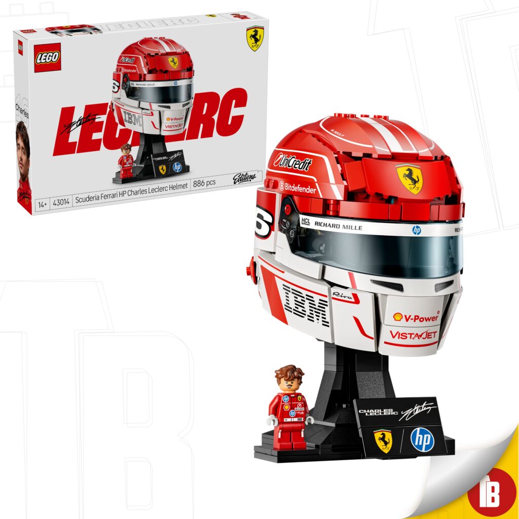43014 Casco Leclerc Ferrari