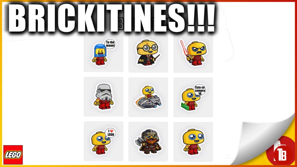 Brickitines pegatinas resreva